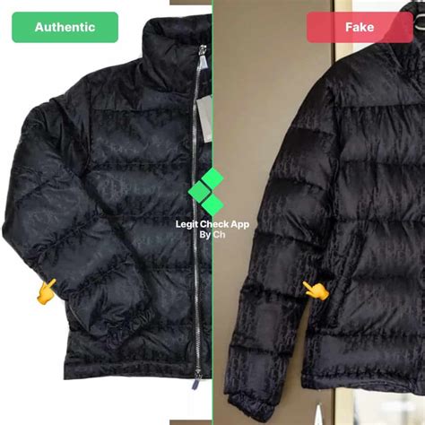 dior puffer jacket checker